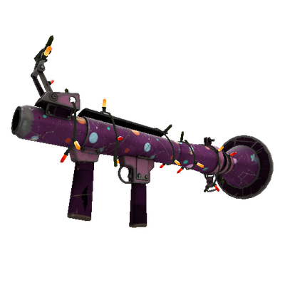Festivized Cosmic Calamity Rocket Launcher (Well-Worn)
