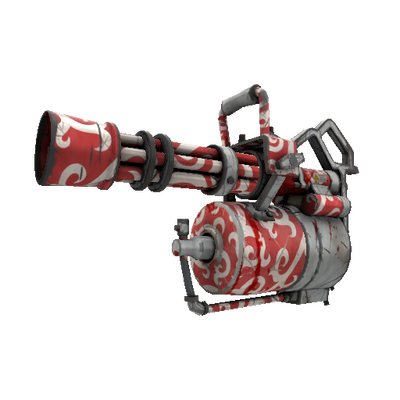 Frost Ornamented Minigun (Battle Scarred)