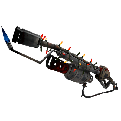 Festivized Merc Stained Flame Thrower (Battle Scarred)