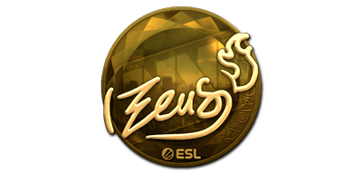 Sticker | Zeus (Gold) | Katowice 2019