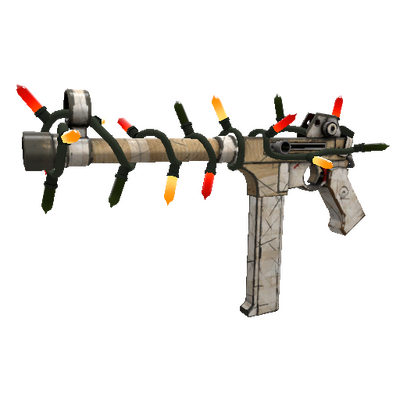 Festivized Cardboard Boxed SMG (Well-Worn)