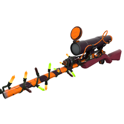 Festivized Killstreak Pumpkin Plastered Sniper Rifle (Field-Tested)