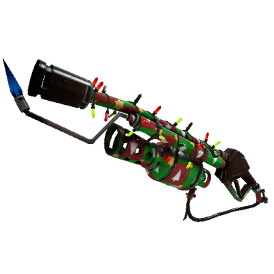 Gifting Mann's Wrapping Paper Огнемёт (После полевых испытаний) с украшениями