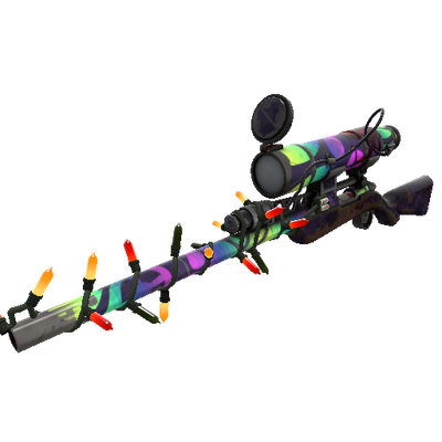 Spectrum Splattered Снайперская винтовка (Закалённое в боях)  с украшениями ос?
