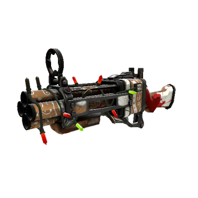 Strange Festivized Gingerbread Winner Iron Bomber (Battle Scarred)
