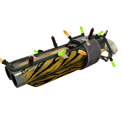 Strange Festivized Killstreak Tiger Buffed Scattergun (Well-Worn)