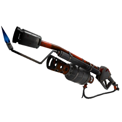 Strange Specialized Killstreak Health and Hell Flame Thrower (Well-Worn)