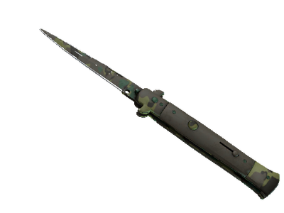 ★ StatTrak™ Stiletto Knife | Boreal Forest (Well-Worn)