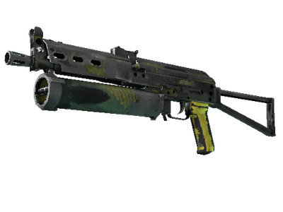 StatTrak™ PP-Bizon | Jungle Slipstream (Battle-Scarred)