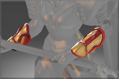 Autographed Bracers of the Errant Soldier