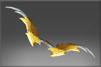 Autographed Gilded Falcon Bow