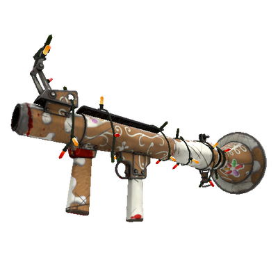 Strange Festivized Gingerbread Winner Rocket Launcher (Battle Scarred)