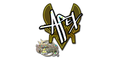 Sticker | apEX (Glitter, Champion) | Paris 2023