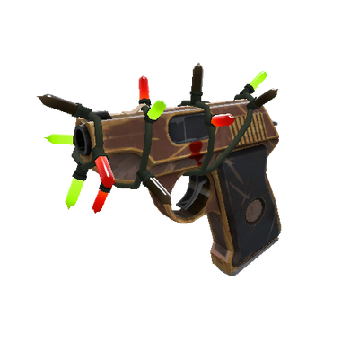 Strange Festivized Specialized Killstreak Local Hero Pistol (Well-Worn)