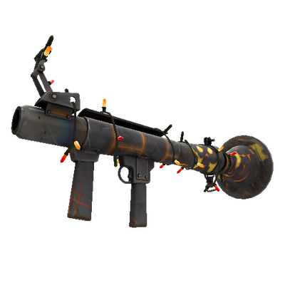 Strange Festivized Killstreak Kiln and Conquer Rocket Launcher (Well-Worn)