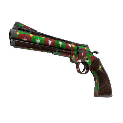 Gifting Mann's Wrapping Paper Revolver (Well-Worn)