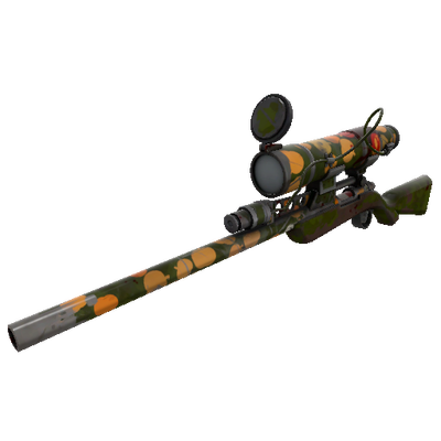 Strange Gourdy Green Sniper Rifle (Battle Scarred)