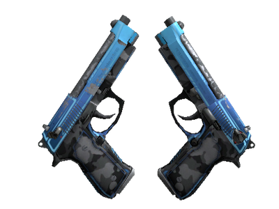StatTrak™ Dual Berettas | Urban Shock (Well-Worn)