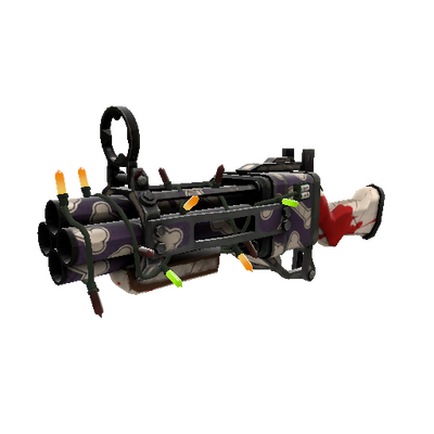 Unusual Festivized Professional Killstreak Totally Boned Iron Bomber (Well-Worn)