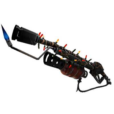 Unusual Festivized Professional Killstreak Sunriser Flame Thrower (Minimal Wear)