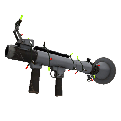 Strange Festivized Killstreak Steel Brushed Rocket Launcher (Field-Tested)