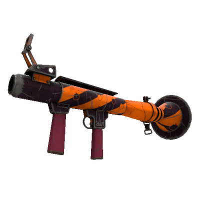 Strange Pumpkin Plastered Rocket Launcher (Well-Worn)