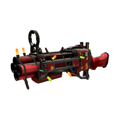 Strange Festivized Killstreak Gift Wrapped Iron Bomber (Well-Worn)