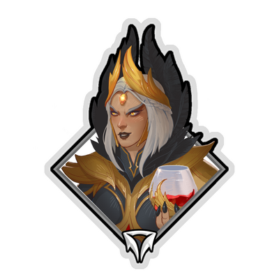 Gold Crownfall Sticker - Imperia