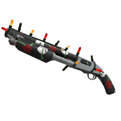 Strange Festivized Death Deluxe Shotgun (Field-Tested)