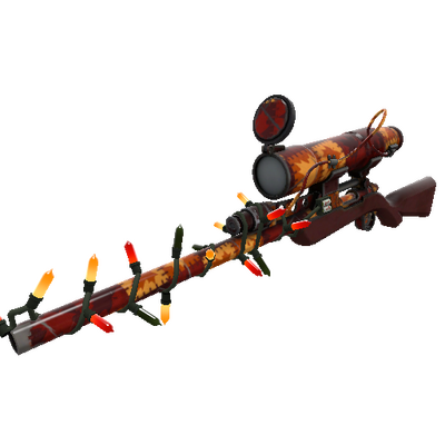 Strange Festivized Killstreak Chilly Autumn Sniper Rifle (Well-Worn)