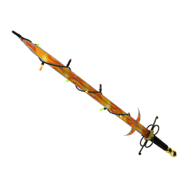Strange Festivized Specialized Killstreak Fire Glazed Claidheamh Mòr (Field-Tested)