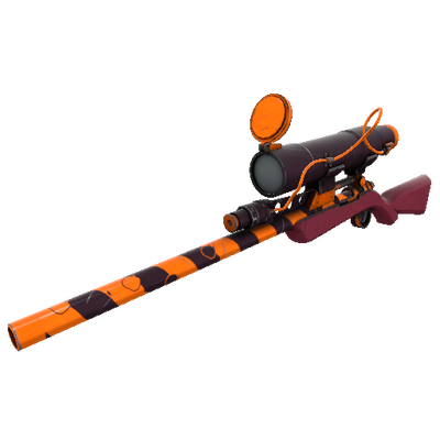 Strange Killstreak Pumpkin Plastered Sniper Rifle (Minimal Wear)