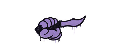 Sealed Graffiti | Backstab (Violent Violet)