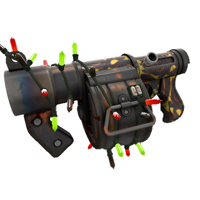 Festivized Kiln and Conquer Stickybomb Launcher (Well-Worn)