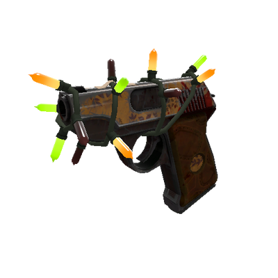 Festivized Killstreak Dressed to Kill Pistol (Battle Scarred)