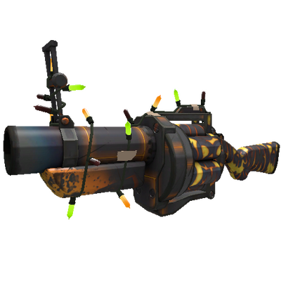 Festivized Kiln and Conquer Grenade Launcher (Minimal Wear)
