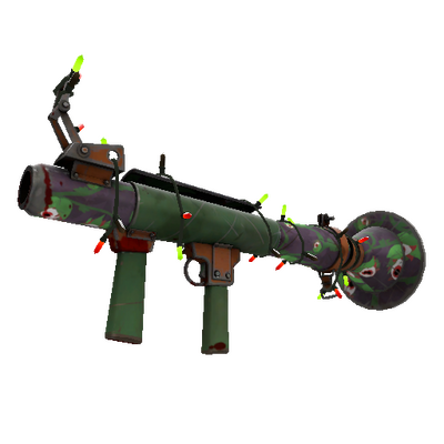 Strange Festivized Killstreak Eyestalker Rocket Launcher (Battle Scarred)