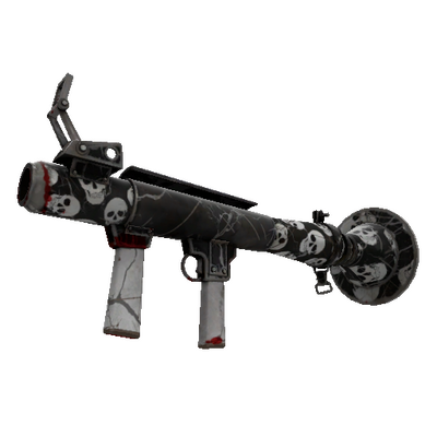 Specialized Killstreak Skull Cracked Rocket Launcher (Battle Scarred)