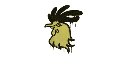 Sealed Graffiti | Cocky (Tracer Yellow)