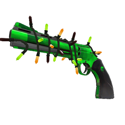 Festivized Specialized Killstreak Health and Hell (Green) Revolver (Minimal Wear)