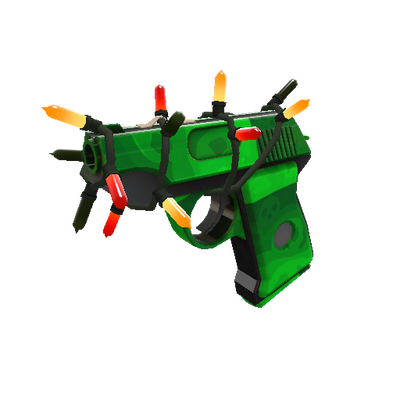 Festivized Specialized Killstreak Health and Hell (Green) Pistol (Factory New)