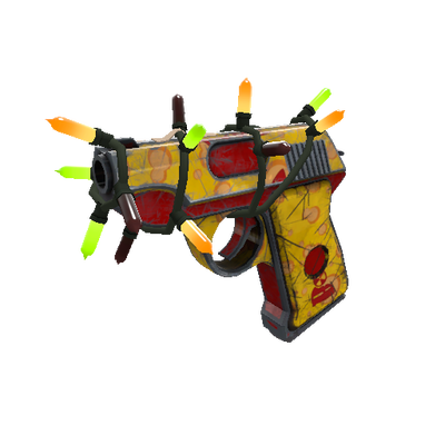 Festivized Specialized Killstreak Bonk Varnished Pistol (Well-Worn)