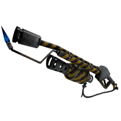 Strange Professional Killstreak Hazard Warning Flame Thrower (Field-Tested)