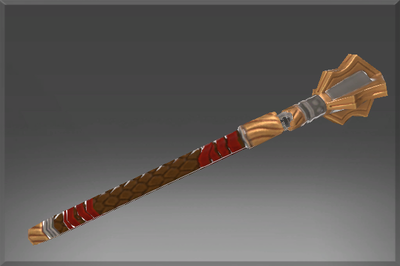 Inscribed Red Dragon Mace