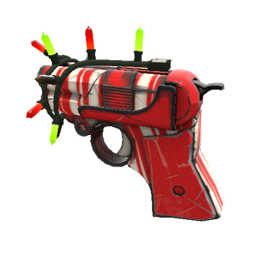 Strange Festivized Specialized Killstreak Peppermint Swirl Shortstop (Field-Tested)