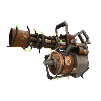 Strange Festivized Sarsaparilla Sprayed Minigun (Field-Tested)