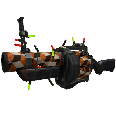 Strange Festivized Specialized Killstreak Merc Stained Grenade Launcher (Field-Tested)