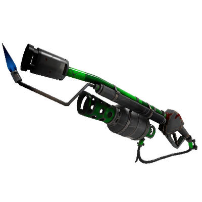 Strange Health and Hell (Green) Flame Thrower (Well-Worn)