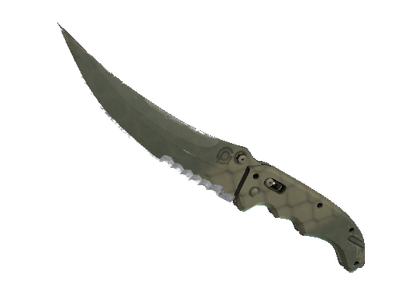 ★ StatTrak™ Flip Knife | Safari Mesh (Well-Worn)
