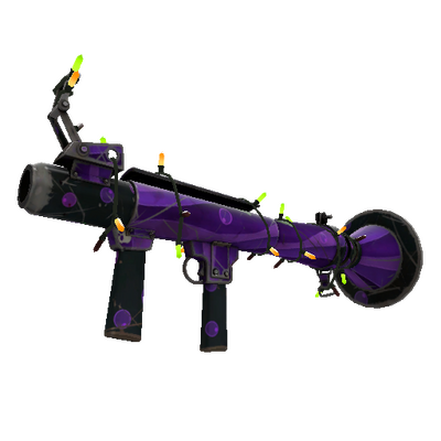 Festivized Potent Poison Rocket Launcher (Well-Worn)